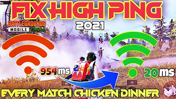 High Ping Problem In BGMI & PUBG MOBILE || Fix High Ping Problem In Pubg & Bgmi 2021 || 100% Solved