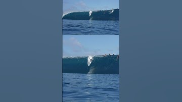 Makana Pang Sketchy Exit at Teahupo