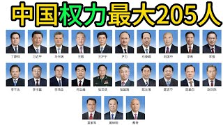 四中全会，中国最有权力205人，二十届四中全会｜习近平｜何卫东｜李尚福｜秦刚｜四中全会｜
