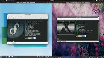 Fedora 36 (KDE) vs MX Linux 21 (KDE)