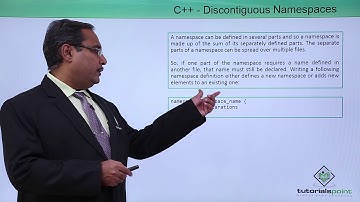 C++ - Discontiguous Namespaces