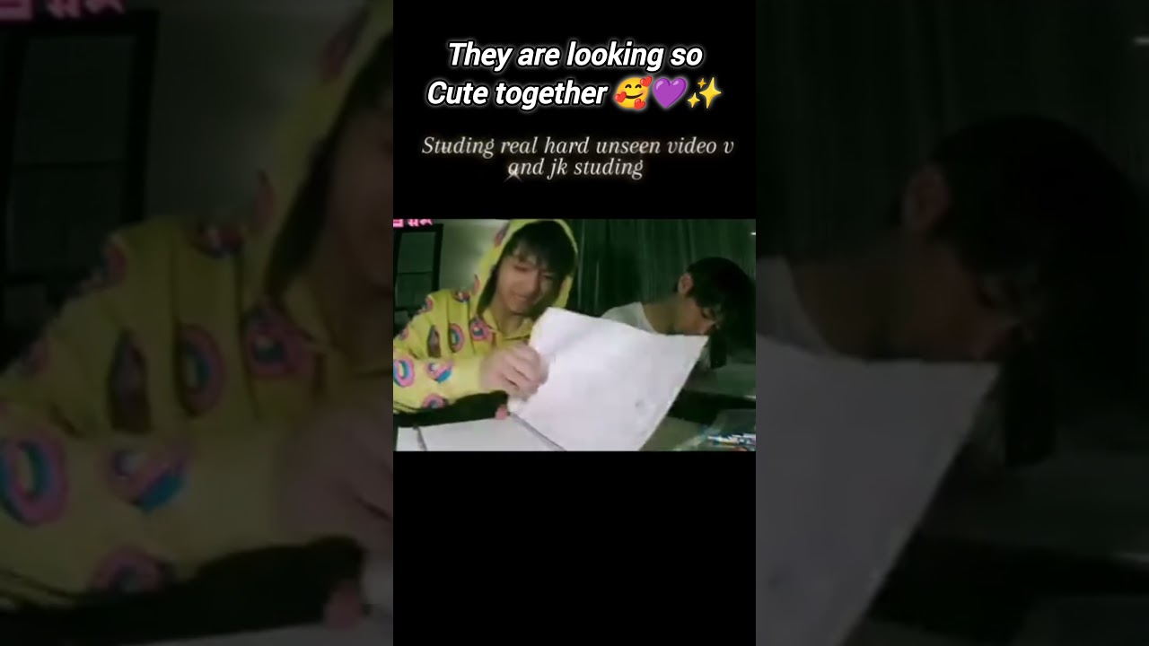 Unseen Footage of Little Taekook Studying together 🥺✨💜 