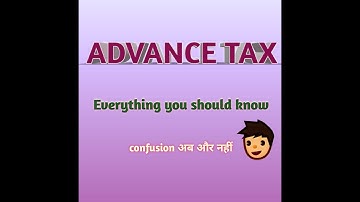Advance tax || Income Tax AY 21-22 || All about advance tax | Sec 208 || How to calculate & pay tax
