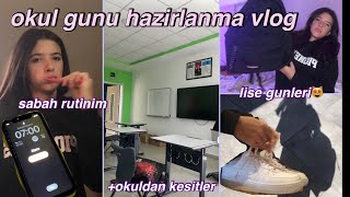 Okul Gunu Hazirlanma Vlog Sabah Rutinim Okulumdan Kesitler Arkadaslarim