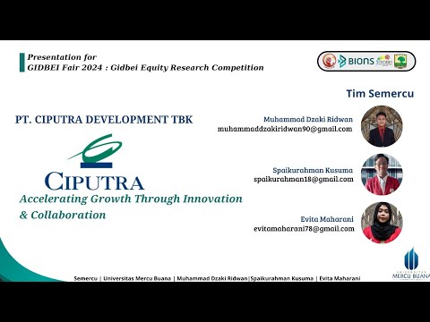 GERC 2024-SEMERCU, Universitas Mercu Buana, CTRA