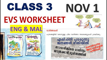 CLASS 3 EVS WORKSHEET/1 November 2021/HYGIENE OUR STRENGTH/EDUTEACHERKERALA/KERALA SYLLABUS CLASS 3