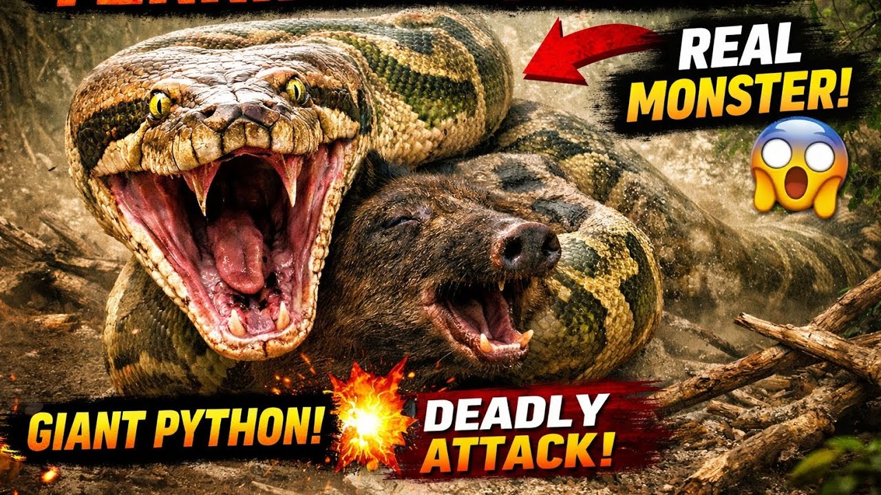 This Giant Python Can Crush Anything 😱 | World’s Most Powerful Snake 