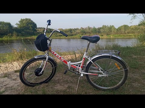 Видео: Как электрифицировать велосипед за 13 минут. Запас хода на 240Вт*ч.