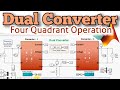 Dual Converter | Four Quadrant Operation | MATLAB Simulink