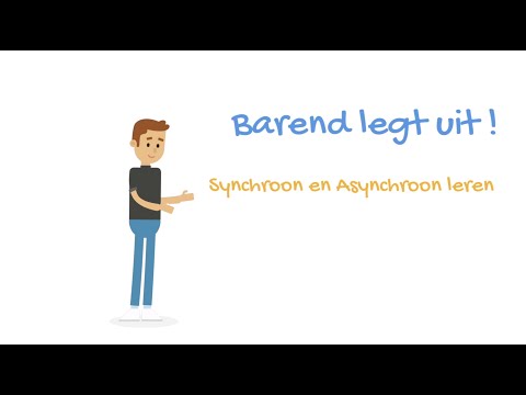 Video: Wat is het verschil tussen synchroon en asynchroon leren?