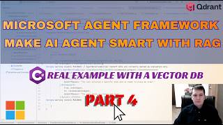 Vector Database &amp; RAG in ASP.NET Core (Microsoft Agent Framework)