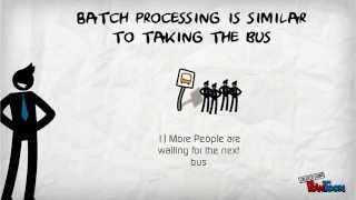 Batch versus on the fly processing