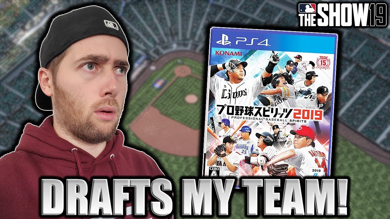 JAPANESE BASEBALL GAME DRAFTS MY TEAM! MLB THE SHOW 19 DIAMOND DYNASTY