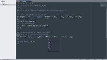 PHP后台开发 91 通过PHP代码执行数据库操作