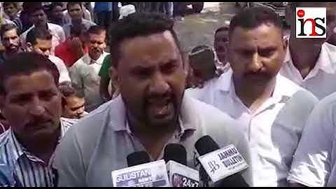 Video: PHE employees stage protest at Jammu, demand pending wages
