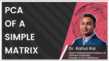 Part 3 : PCA of a Simple Matrix