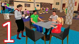Virtual Waitress Simulator:Hotel Manager Job 3D-Gameplay Prince AKG Gameplay screenshot 2