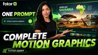How to Make a Motion Graphics Explainer Video with Fotor Agent | Full Tutorial How to Make a Motion Graphics Explainer Video with Fotor Agent | Full Tutorial