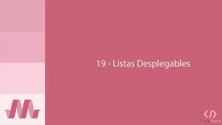 19 - Listas Desplegables [Materialize CSS]