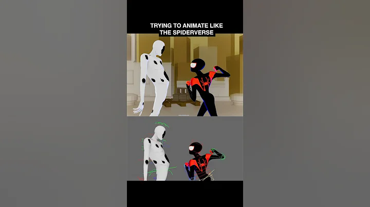 Trying to animate like the Spiderverse... #animation #funny