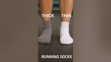 Thin or Thick Running Socks? #RunningTips #SockTalk #RunnerLife