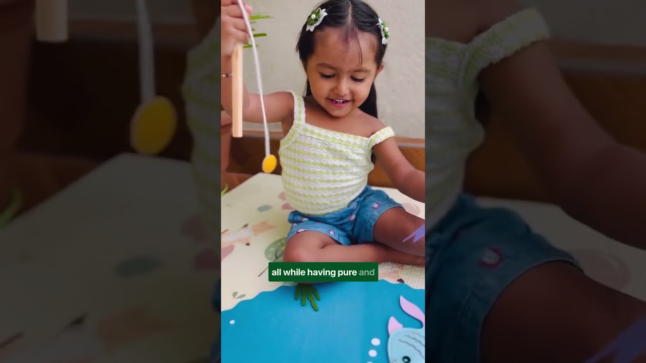 Magnet Fishing Game| fishing pond activity for preschoolers 