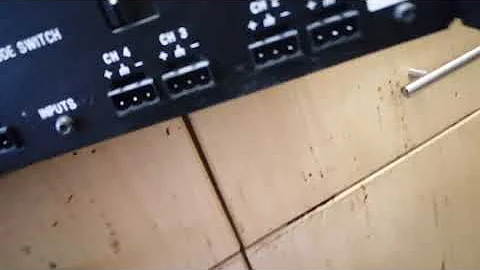 Crown CTs8200 checks out fine - next place back on speakers to see if goes protect mode?