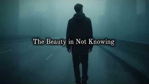 The Beauty in Not Knowing | Official Music Video (Indie Synthpop / Synthwave)