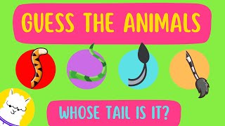 Famous ANIMAL SOUNDS & NAMES FOR KIDS | Whose tail is it? | Learn Animal Sounds | ESL &  Kindergarten Net Worth