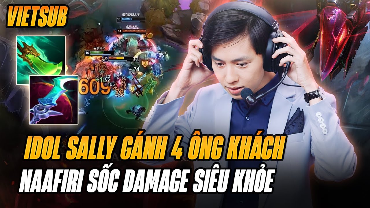 (Vietsub) Sally Và Con Naafiri Ác Quỷ Gồng Gánh 4 Ông Khách Với Khả Năng Sốc Sát Thương Cực Khỏe