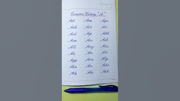 Cursive Writing | Words Starts with A | Cursive Handwriting Practice | Cursive Letters |Cursive abcd