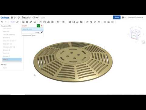 40523125-Onshape-薄殼與拔模工具