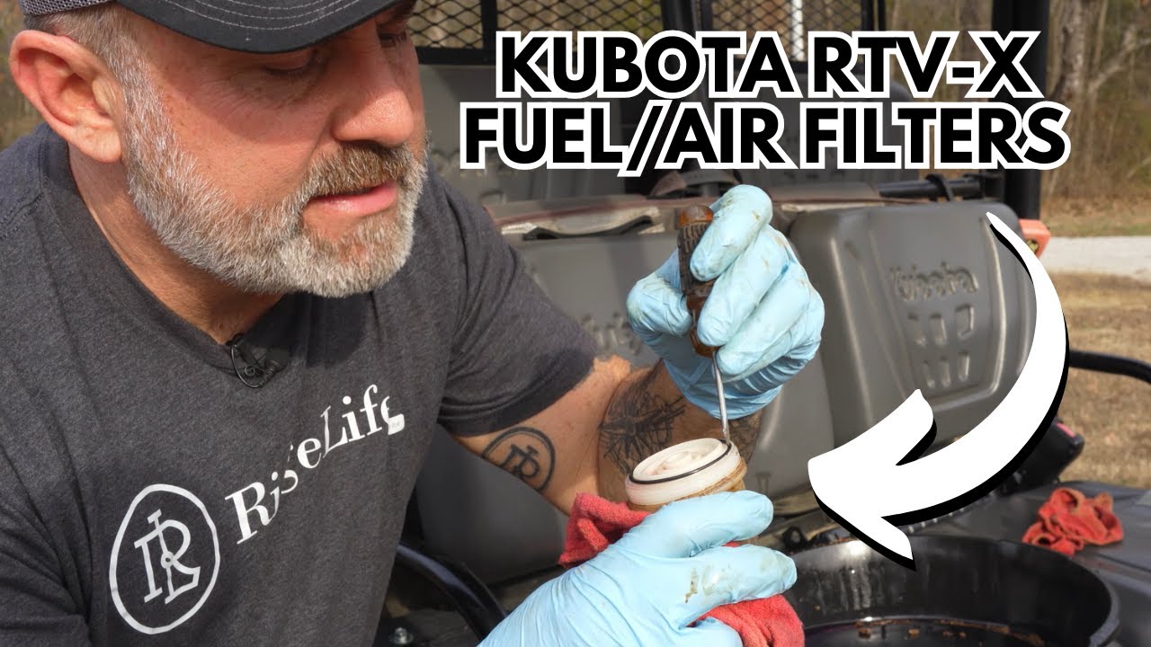 Kubota RTVX1140 Won't Stay Running Fuel Filter Air Filter RTVX