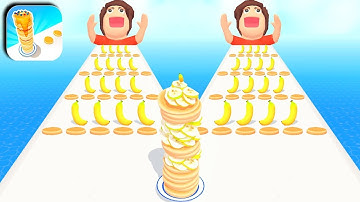 Pancake Run Games All Levels Walkthrough Gameplay iOS,Android New Level Update AUK1ZM