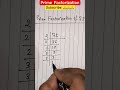 Prime Factorization of 72 #maths #math
