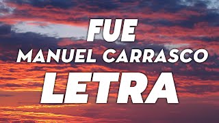 Manuel Carrasco - FUE