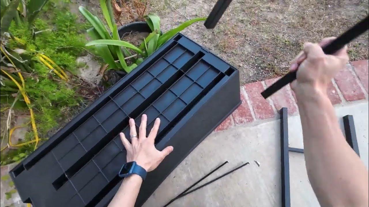 How I Built My Keter Urban Bloomer Raised Garden Bed YouTube