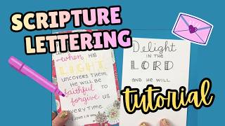 3 Simple Hand-Lettering Styles for Scripture Writing | Bible Lettering Tutorial