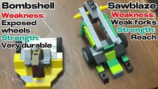 Lego Battlebots Battles! | Season 2 Episode 2  [With Valkyrie]