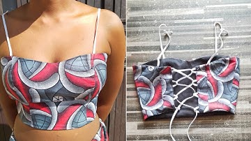 HOW TO DRAFT A BUSTIER PATTERN / STRAPLESS BUSTIER PATTERN(PART 1)