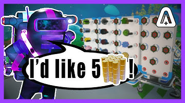 Make a VENDING MACHINE in Astroneer to get resources