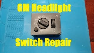2003-06 Headlight Tail Light switch How-to Repair