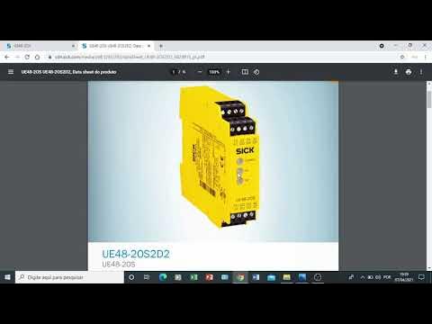 Rele de Segurança SICK UE48 20S - YouTube