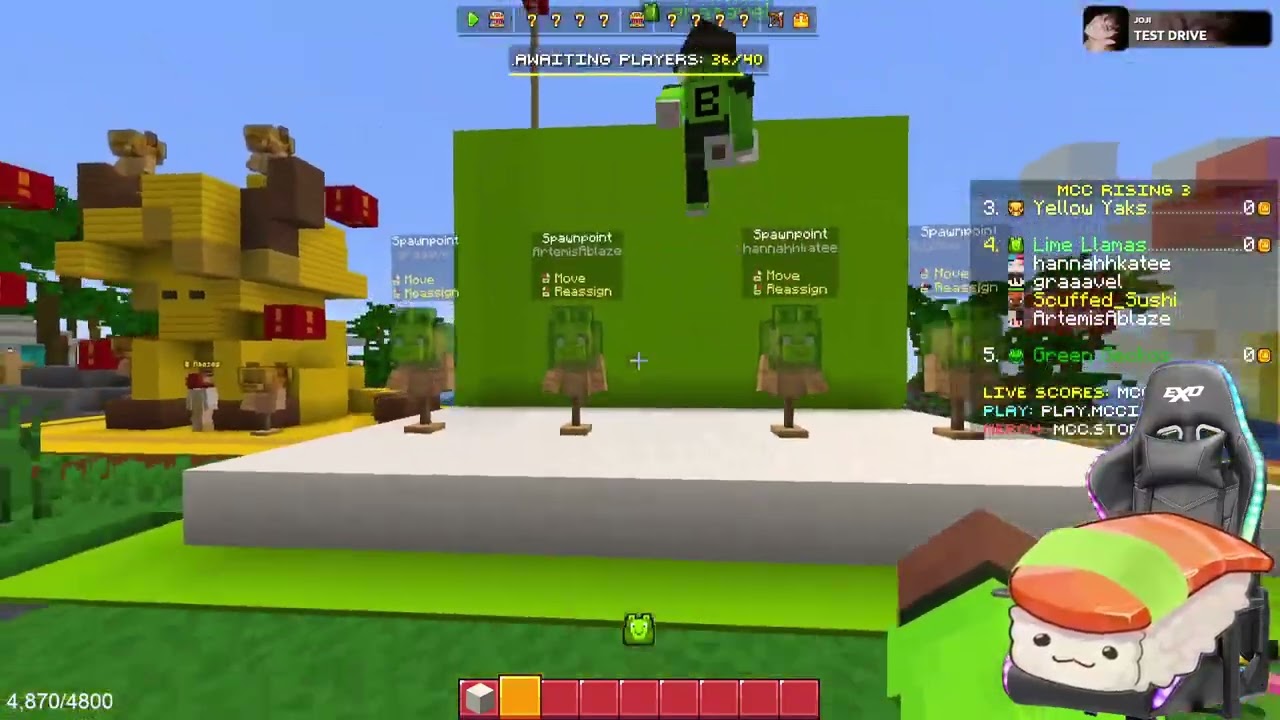 ScuffedSushi MCC Rising 3 Lime Llamas