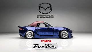 Mazda miata MX5 Roadster 4th gen, Super Wide body kit and Clean Tomica Custom