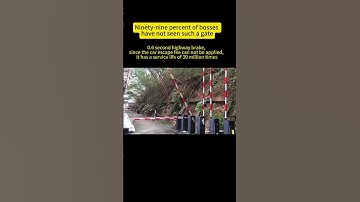 0.6 seconds fast lane gate, completely solve the problem of vehicle trailing and fee evasion!