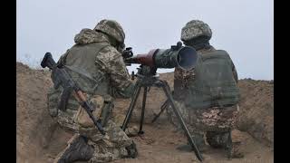 На админгранице с Крымом гранатометчики отрабатывают уничтожение танков.