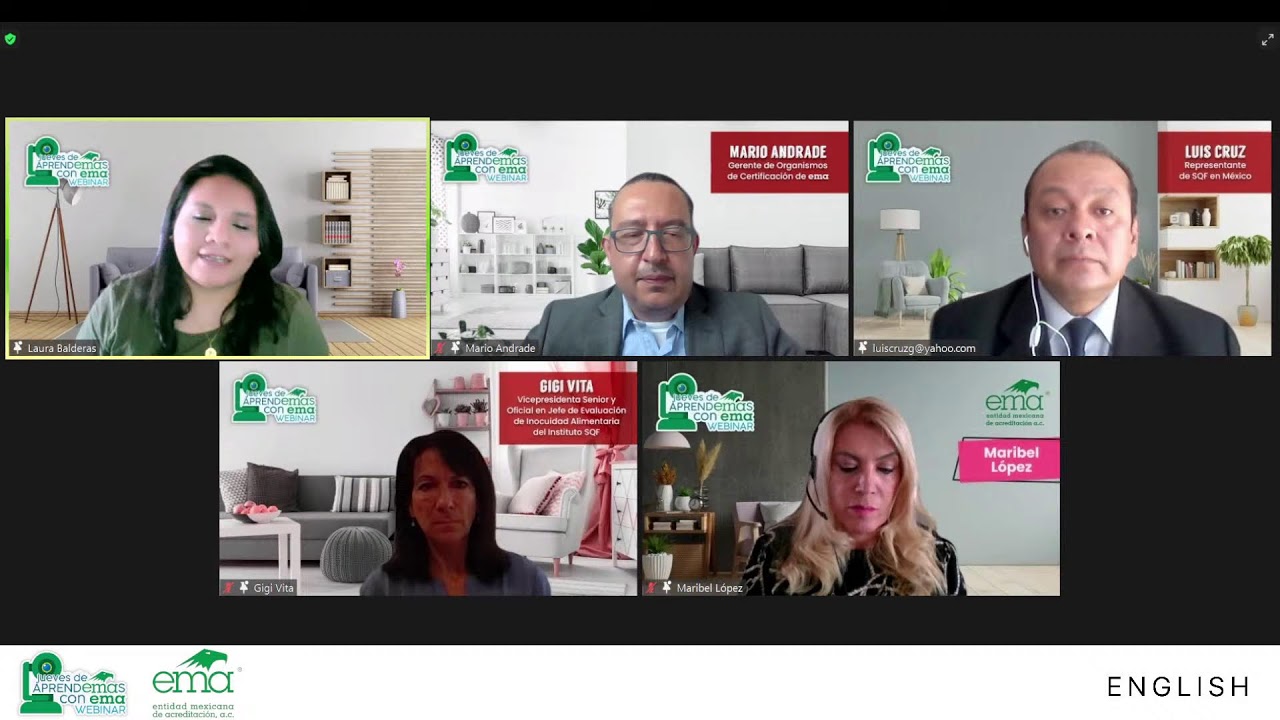 SQF System and ema accreditation for Food Safety