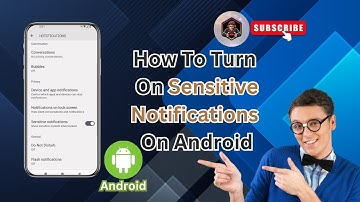 How To Turn On Sensitive Notifications On Android | Tips & Tricks