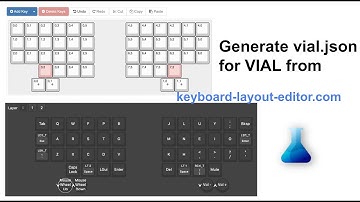 How to generate vial.json for VIAL firmware on keyboard-layout-editor.com